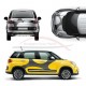 Fiat 500L stickerset 'elastiek' donkergrijs