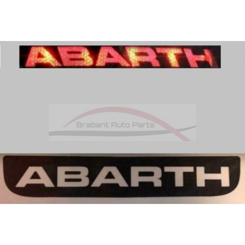 Abarth 500 hatchback 3-e remlicht sticker