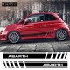 Fiat 500 Abarth stripingset