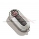 Fiat Punto keycover ARGENTO / mat zilver