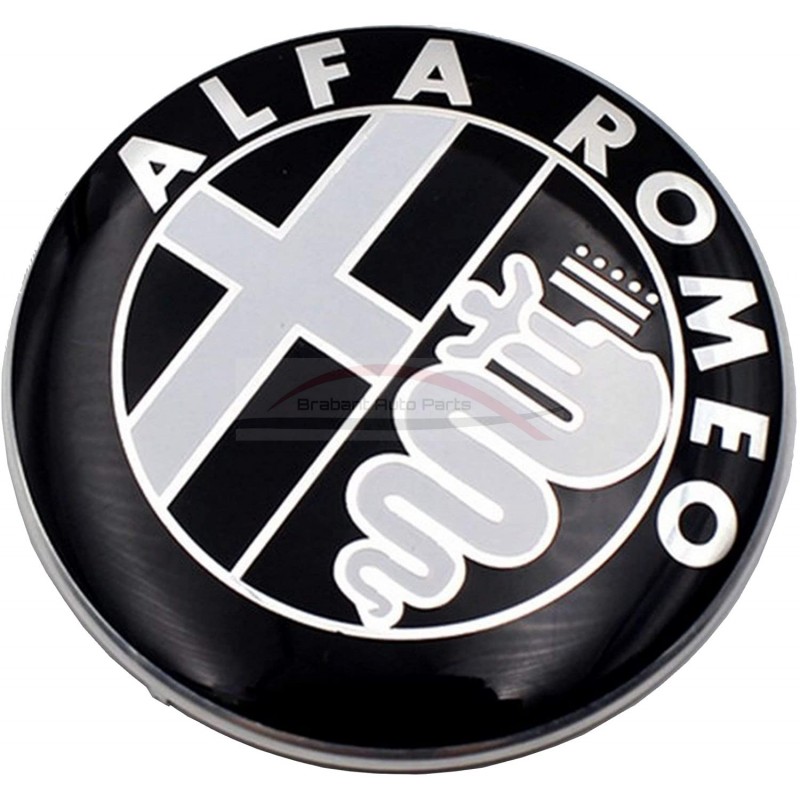 Alfa Romeo Mito 2008-2013 embleem voorzijde Nero