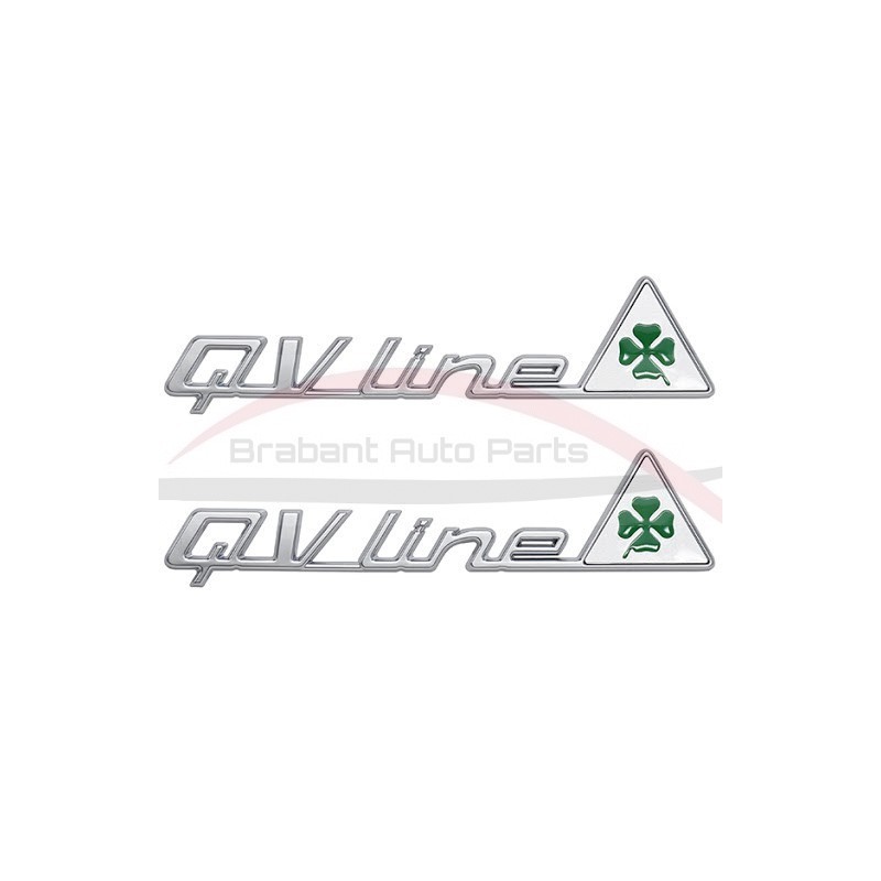 Alfa Mito, QV line badges 2 stuks