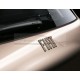 Fiat 500E messing pakket met spiegelkappen en emblemen