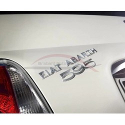 Fiat Abarth 595 embleem 595 achterzijde