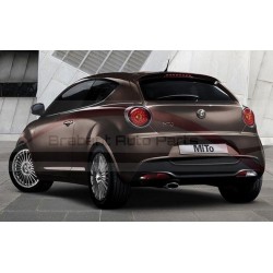 Alfa Romeo Mito alle bouwjaren en geschikt voor uitvoeringen met parkeersensoren, onderste bumperdeel / diffuser VELOCE zwart