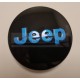 Jeep Avenger wielnaaf kap glanzend zwart en blauw